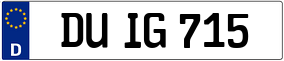 Truck License Plate